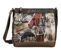 Anekke Imaginary Umhängetasche mit 3 Fächern, mehrere Fächer, großes Fassungsvermögen, Umhängetasche, Maße: 28/24/8 cm, Zubehör und Accessoires für Damen, Mehrfarbig