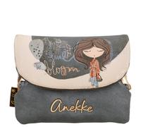 Anekke Kleinbörse Damen Tulip Purse with Flap 43709-016 grey/beige/brown