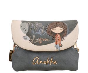Anekke Kleinbörse Damen Tulip Purse with Flap 43709-016 grey/beige/brown