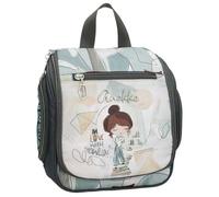 Anekke | Kulturbeutel Damen Sophia | Reisetasche für Damen, großes Format, aus Polyester mit Befestigung | 21 x 24 x 8 cm | Mehrfarbig