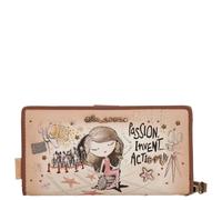 Anekke Hollywood Geldbörse RFID Schutz 18.5 cm mehrfarbig (TAS012127) braun
