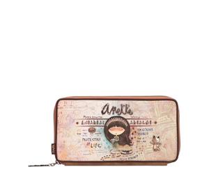 Anekke Langbörse Damen Menire Zip Wallet 36609-916 braun/bunt