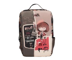 Anekke Mademoiselle Reiserucksack 41585-001-grau / beige