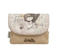 Memories Geldbörse mit Klappe, klassischer Stil mit gefütterten Fächern | Rückentasche mit Reißverschluss | Maße: 13 x 10 x 2 cm, Mehrfarbig