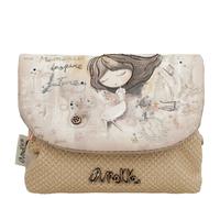 Memories Geldbörse mit Klappe, klassischer Stil mit gefütterten Fächern | Rückentasche mit Reißverschluss | Maße: 13 x 10 x 2 cm, Mehrfarbig