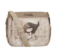 Anekke Große Umhängetasche Memories - vielseitiger Stil mit Gesäßtasche | gefütterter Innenraum und verstellbarer Griff | Maße: 33 x 26 x 13 cm, Mehrfarbig