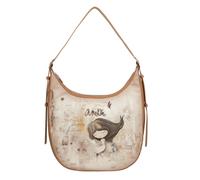 Anekke Hobo Memories Tasche - Geräumiges und elegantes Design | Reißverschluss und verstellbarer Griff | Maße: 32 x 39 x 9 cm, Mehrfarbig