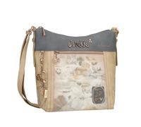 Anekke Memories Umhängetasche - Mittelgroßes Design mit verstellbarem Griff | Innen- und Außentaschen | Maße: 31-24 x 28 x 12 cm, Mehrfarbig