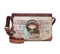 Anekke Damen Umhängetasche mit 2 Fächern BANDOLERA, bunt