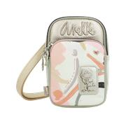 Anekke Mini-Schultertasche mit Fronttasche, kompakt und modern, verstellbarer Griff, Maße: 12 x 19 x 5 cm, Accessoires für Damen, Mehrfarbig