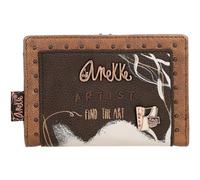 Anekke Nature Shodō Flexible RFID Wallet M Brown