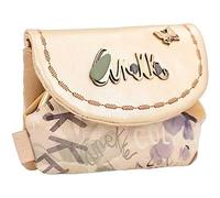 ANEKKE Pachamama Geldbörse mit Klappdeckel, Beige, mehrfarbig, 15 x 9 x 4 cm