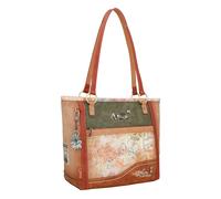 Anekke Peace & Love Flowers Shoulder Bag L Camel