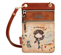 Anekke Peace & Love Mini Crossbody Bag Camel