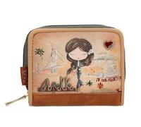Anekke Peace & Love Geldbörse 10 cm mehrfarbig (TAS012070) braun
