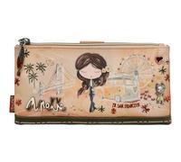 Anekke Peace & Love Geldbörse RFID Schutz 20 cm mehrfarbig (TAS012072) braun