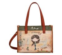 Anekke Peace & Love Schultertasche 30 cm mehrfarbig (TAS012052) braun