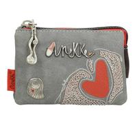 Anekke Portamonete 3 scomparti Alma - Design compatto e pratico | Chiusura lampo e tasca posteriore | Dimensioni: 12 x 8 x 4 cm, Vari