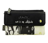 Anekke Portamonete Con lembo Memories - Elegante Con Doppio scomparto e Chiusura a cerniera, interno foderato, dimensioni: 14 x 8 x 3 cm, Vari