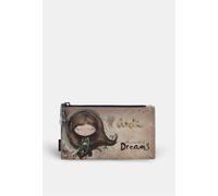 Anekke Real RFID Brieftasche Universal Braun mit Muster