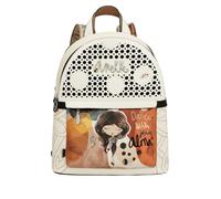 Anekke Rucksack mit Doppelfach, organisiertes Design, gefütterte Innenseite und Außentaschen, Maße: 26 x 30 x 9 cm, Zubehör und Accessoires für Damen, Mehrfarbig, OneSize