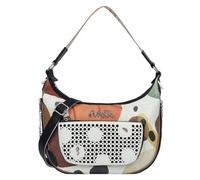 Anekke Alma Schultertasche, schicker Stil, mit ausziehbarer Tasche, kombinierte Griffe und gefütterte Innenseite, Maße: 35 x 27 cm, Damen-Accessoires, Mehrfarbig