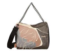 Anekke Heartbeat Umhängetasche mit Metallgriff, 26/20/10 cm, Zubehör und Accessoires für Damen, Mehrfarbig
