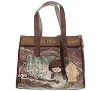 Anekke Tote Xl Core Tasche, großes Fassungsvermögen, Schultertasche, Umhängetasche, Maße: 38/30/14 cm, Zubehör und Accessoires für Damen, Mehrfarbig