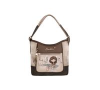 Anekke Tulip 2-in-1 Schultertasche & Rucksack 43705-172-braun / beige