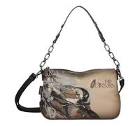 Anekke Mittelgroße Tasche mit Flügeln, mittelgroß, Schultertasche, Umhängetasche, Maße: 30/15/9 cm, Zubehör und Accessoires für Damen, Mehrfarbig