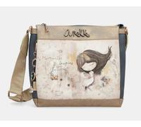 Anekke Umhängetasche mit 3 Fächern, Organisation und Stil in einer Tasche, mehrere Taschen und verstellbarer Schulterriemen, Maße: 28 x 24 x 8 cm, Mehrfarbig, OneSize