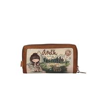 ANEKKE | Damengeldbörse mit Zunge und Reißverschluss | Accessoires und Accessoires für Damen | Geldbörse für Damen, bunt