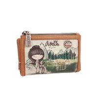 Anekke | Weiche Damengeldbörse mit Zunge und Reißverschluss | Accessoires und Accessoires für Damen | Geldbörse für Damen, bunt