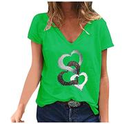 Angebot des Tages Blitzangebot Bluse Blumenmuster Damen Dreiviertel Shirt Damen Hemd Damen Lang Drop Shoulder T Shirt Damen Crop Top Schwarz Damen Weisse Bluse Baumwolle Damen Sale Sommer Sale