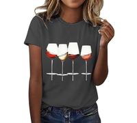Angebot des Tages Blitzangebot Schlupfbluse Mit Gummizug Am Bund T Shirt Mit Fledermausärmeln Damen Hellrotes Oberteil Damen Tshirt Weihnachten Kinder Sommer Sale Damen Sale