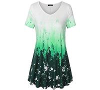 Angebot des Tages Sale Bluse Musselin T Shirt Damen Kurzarm Sexy Leinenhemd Oversize Damen Schwarzes T Shirt Maedchen 140 Glitzertops Für Damen Leinenbluse Damen Blau Damenmode Sale Marken Elegant