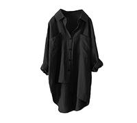 Angebot des Tages Sale Blusen Fuer Hochzeit Gelbes T-Shirt Kinder Sommeroberteile Damen Leicht Oversize Shirt Damen Print Long Top Damen Lang XXL Weihnachts Bluse Damen Damen Sale Sommer Sale