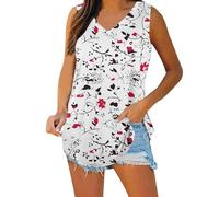 Angebot des Tages Sale Longbluse Damen Sommer Kurzarm Damenshirts Lässig Kurzarm Damen 3/4 Sleeve Long Hemd Shirt Damen Bedruckt Spaghetti Top Damen Seide Damenblusen Sommer Sale