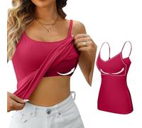 Angebote Damen Sale BH Hemd Damen Bauchkontrolle Shaping unterhemd Padded top Figurformender trägertop gepolstert Bustier Nahtlose Camisole Kompressions Tanktop Shirt