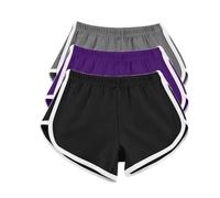 Angebote Des Tages Heute 3PC Shorts Damen Sommer Freizeit Mode Kurze Hosen Damen Sommer Leicht Bequeme Kurze Elastischer Gürtel Atmungsaktiv Freizeithose Sport Shorts Damen Blitzangebote Sale Sale