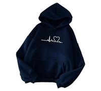 Angebote des Tages Heute Blitzangebote Hoodies Teenager Mädchen Sweatshirt Damen Mit Kapuze Baumwolle Sweatshirt Damen Pieces Lange Pullover Für Leggings Letzte+Bestellung