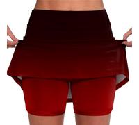 Angebote des Tages Heute Blitzangebote Tennis Skort - Damen Sport Rock Mit Shorts Laufrock Minirock Tennisrock Hosenrock Sommerrock Skirt Outdoor Workout Running Tagesangebote Heute