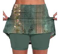 Angebote des Tages Heute blitzangebote Women's Skirt with Inner Shorts, golfrock Damen mit Hose 36 Tennisrock Damen weiß Skater Rock Damen Sport Rock mit Hose Rock mit Schlitz