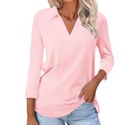Angebote Des Tages Heute Damen Bluse T-Shirt Frühling Sommer Hemd Damne T Shirt Tailliert Damen Longshirt Damen Hellgrau Damen Top Eng Anliegend Button Down Bluse Damen Damenbekleidung Sale Sommer