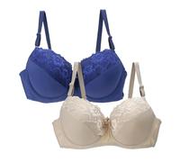 Angebote des Tages Heute Damen Damen Große Größen Sale Damen Push Up BH Mit Blumen Spitze Schalen BH Elegant Vollschalen Bequem Große Brüste Bra Komfort Klassische BHS Prime Deals