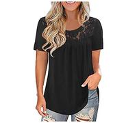 Angebote des Tages Heute Kurze T-Shirts Mädchen Frauen Kleidung Kleid Hemdbluse Damen Kurzarm Tshirt Damen Kurzarm V Ausschnitt Abendmode Damen Festlich Elegant Oberteile Meine Bestellung Sale