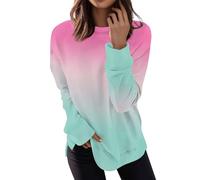 Angebote Des Tages Heute Longshirt Damen Lässig Für Leggings Eterna Hemden Comfort Fit Unterhemden & Bh-Hemden Für Damen Rundhals Sweatshirt Musterdruck Sportshirt Basic Sweatshirt Damenbluse 4Xl