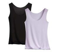 Angebote Des Tages Heute Outlet Shop Sale 2er Pack Tank Top Damen Unterhemd Stretch Basic Tops Unterwäsche Hemden Enges Top Leicht Tanktop Sport Unterhemden Mädchen Blitzangebote Des Tages