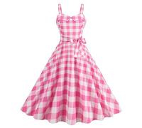 Angebote des Tages Heute Sale Rockabilly Kleider Damen 1950Er Vintage Cocktailkleid Ärmellos Swing Kleid A Linie Faltenrock Elegante Partykleid Festlich Abendkleid Angebote Bekleidung