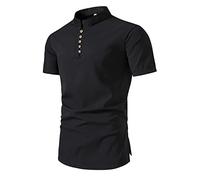 Angebote des Tages Heute T Shirts Männer Pack Poloshirt Herren Mit Bund Seidenhemd Langarm T-Shirt Sport Hemden Übergröße Meine Bestellungen